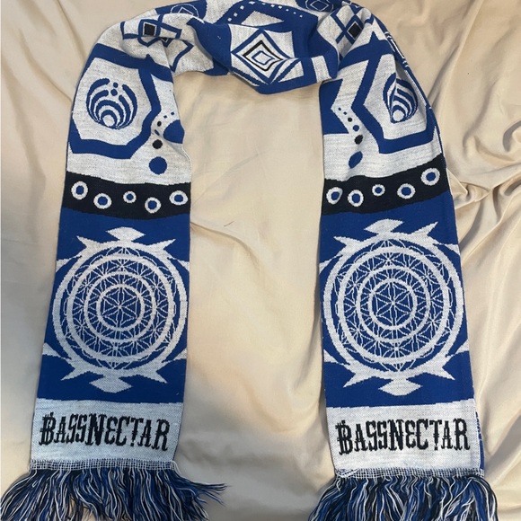 Other - Blue and White Bassnectar Scarf